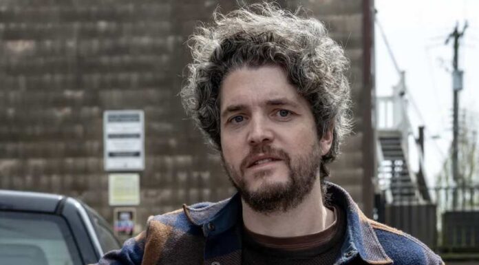 Philip Ettinger as Shane in Happy Face (Credit Paramount+)