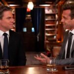 Suits La Season 1 Episode 9 Recap & Ending Explained: Bat Signal 'Suits LA' Episode 9 Stephen Amell as Ted Black, Gabriel Macht as Harvey Specter-compressed