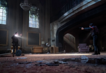 The last of us s2 e4 Isabela Merced as Dina point gun to Bella Ramsey as Ellie