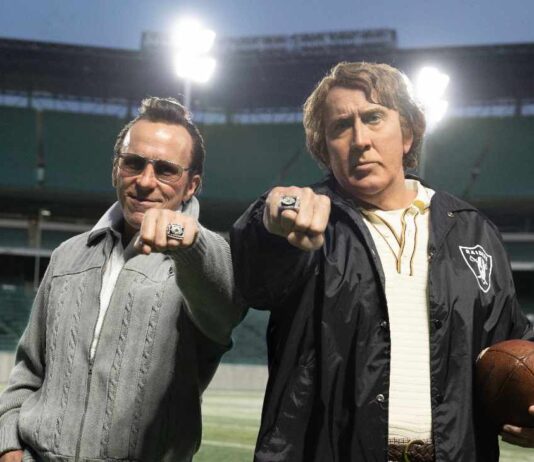 Nicolas Cage Stars As John Madden In Biopic – First Look Revealed Christian Bale as Al Davis and Nicolas Cage as John Madden in Madden