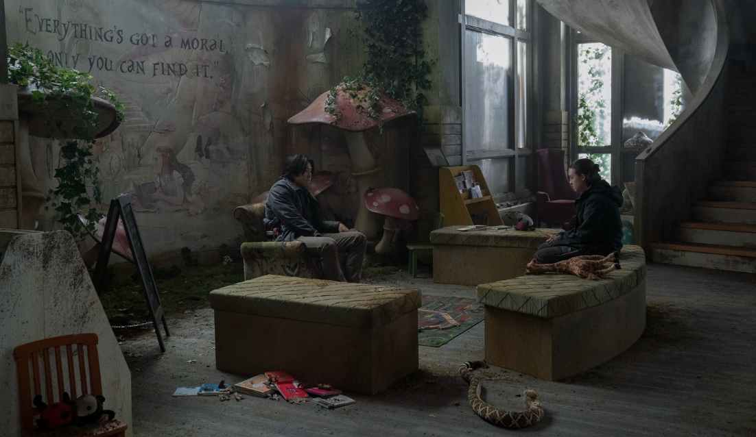 the last of us eps 207 finale Bella Ramsey, Young Mazino, 
